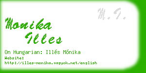 monika illes business card