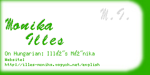 monika illes business card